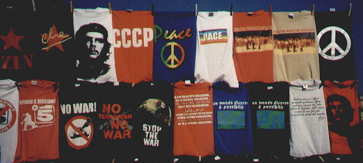 A choice of T-shirts