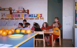 Un asilo in Kosovo dove la Caritas svolge attivit� educativa