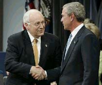 Dick Cheney e George W. Bush