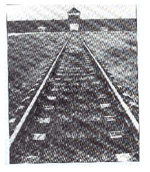 Binario che portava al campo di concentramento di Auschwitz