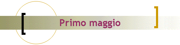 Primo maggio