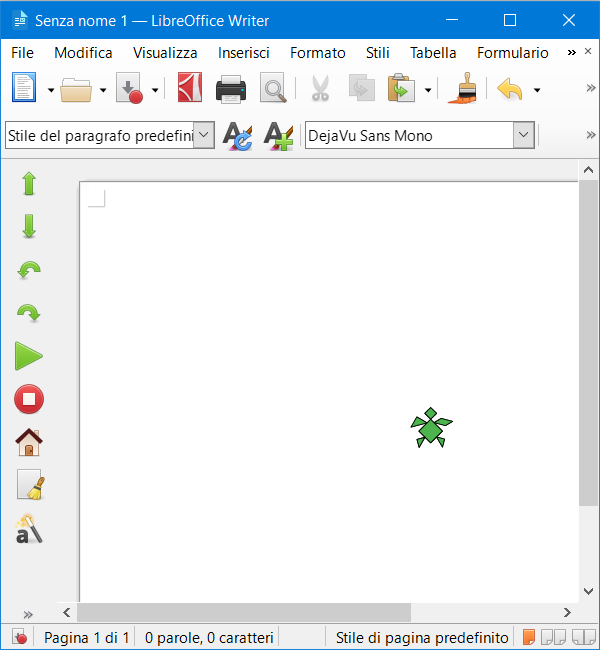 Barra strumenti LibreLogo