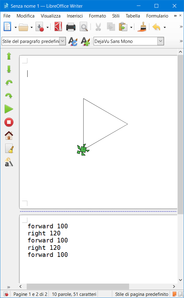 Programma in LibreLogo