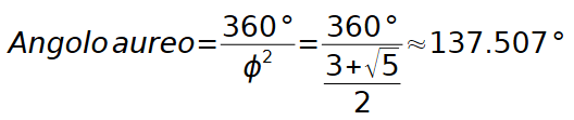 Formula dell'angolo aureo