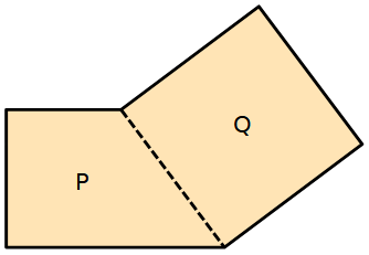 Trapezio e quadrato uniti