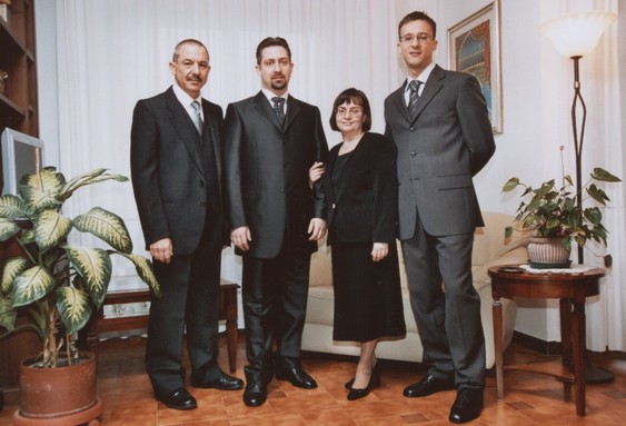 Papà, Gabry, mamma and moi