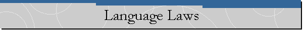 Language Laws