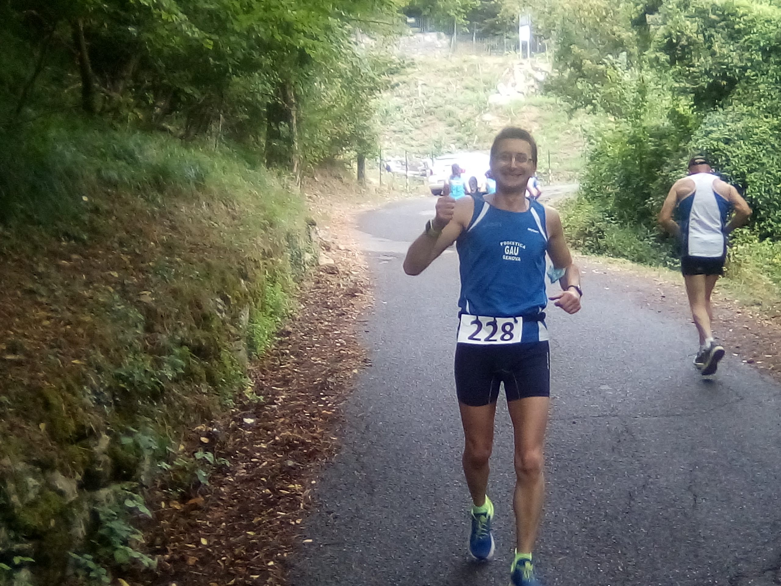 Paolo Quarantelli podismo gara Gau fidal running flash quarantesima marcia alpina a Paravagna