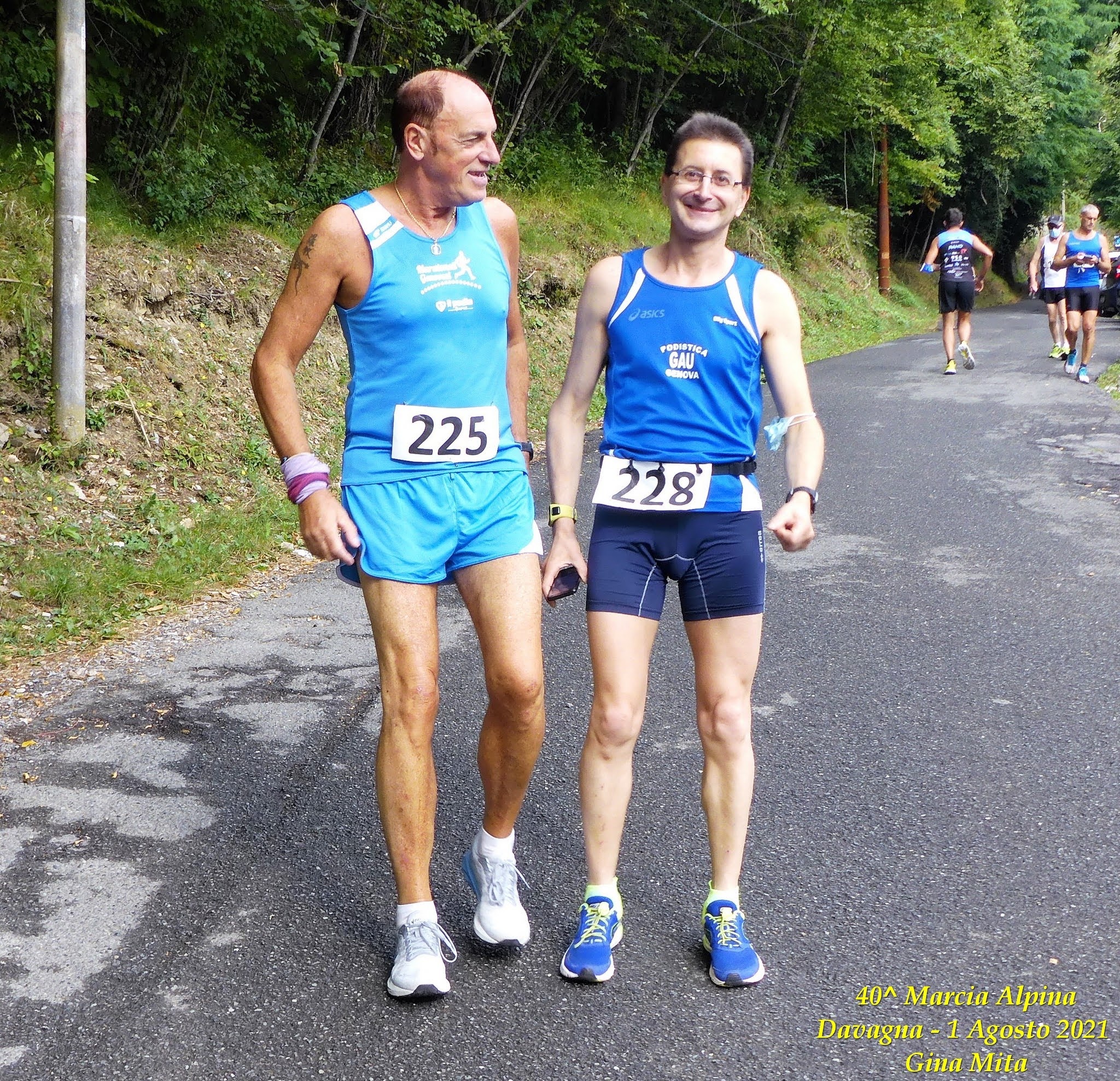 Paolo Quarantelli podismo gara Gau fidal running flash quarantesima marcia alpina a Paravagna