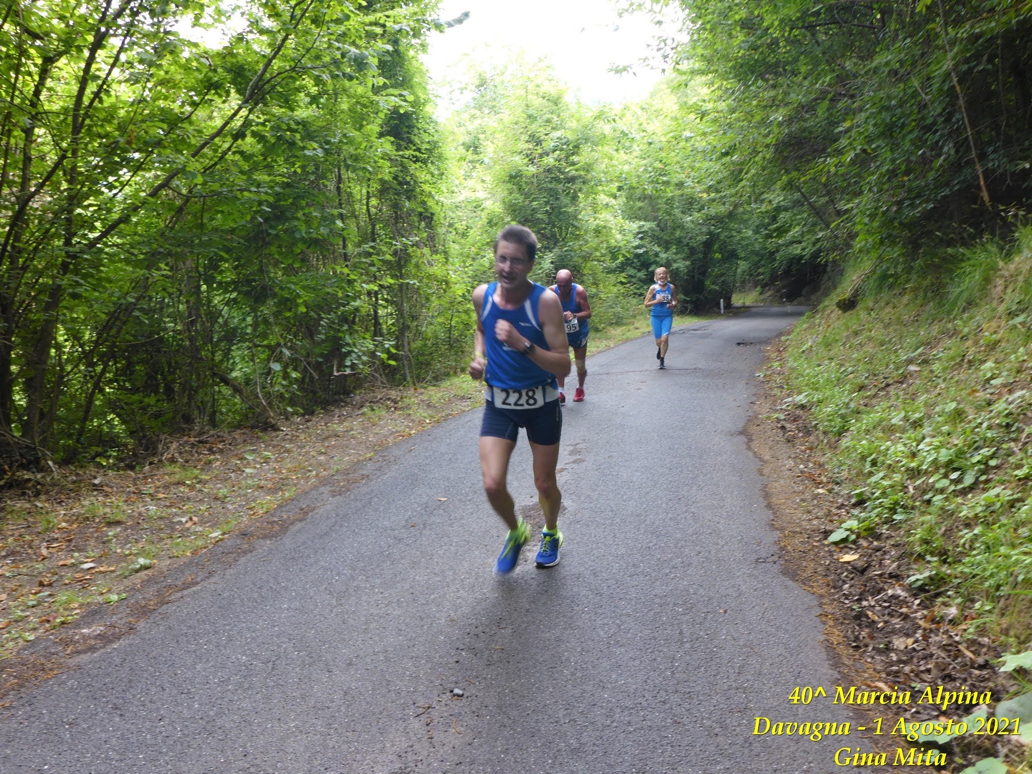 Paolo Quarantelli podismo gara Gau fidal running flash quarantesima marcia alpina a Paravagna