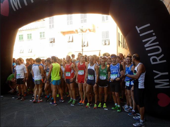 Paolo Quarantelli premiazione medaglia gara Gau fidal running