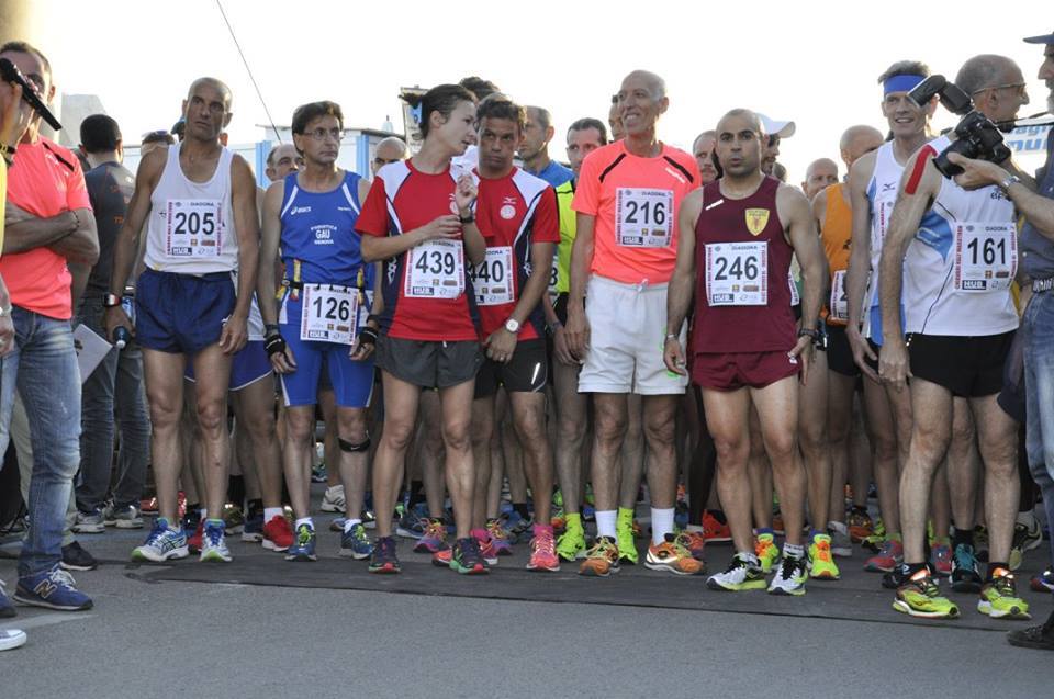 Paolo Quarantelli premiazione medaglia gara Gau fidal running