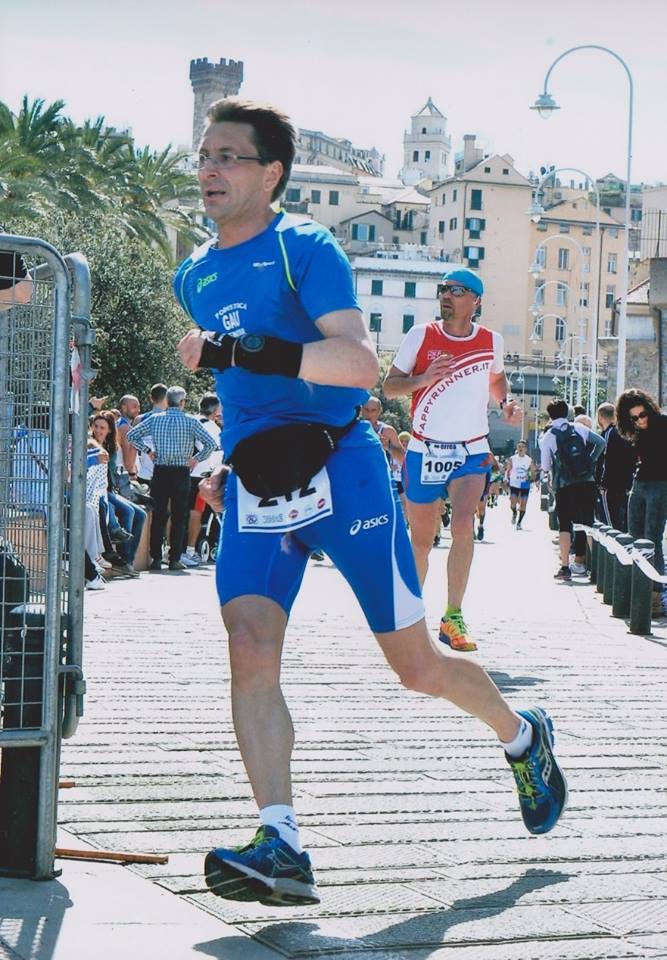 Paolo Quarantelli premiazione medaglia gara Gau fidal running