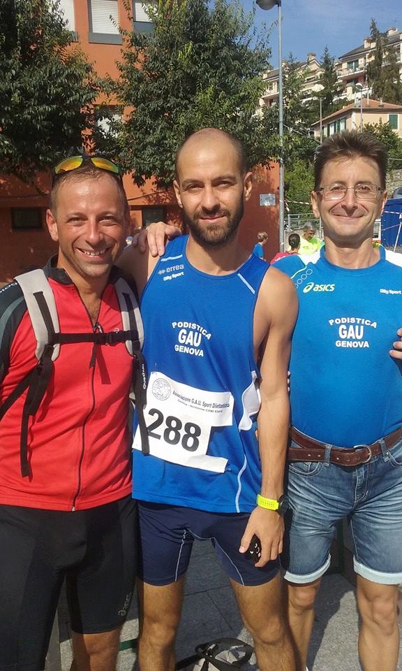Paolo Quarantelli premiazione medaglia gara Gau fidal running