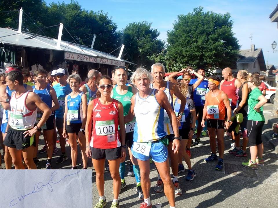 Paolo Quarantelli premiazione medaglia gara Gau fidal running