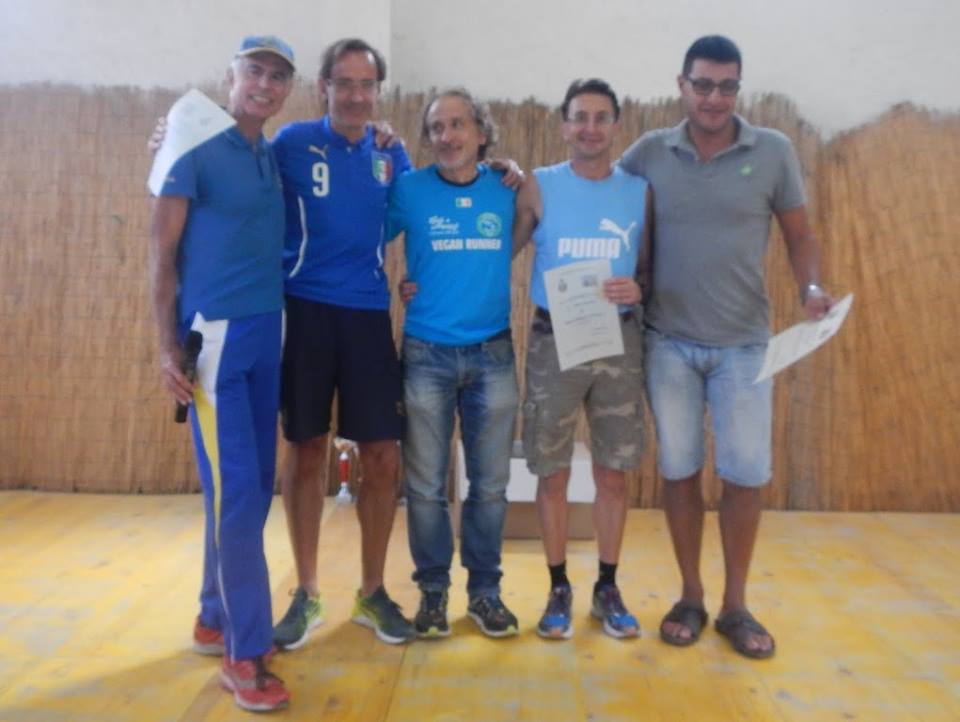Paolo Quarantelli premiazione medaglia gara Gau fidal running