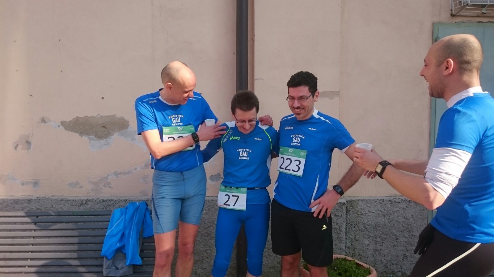 Paolo Quarantelli premiazione medaglia gara Gau fidal running