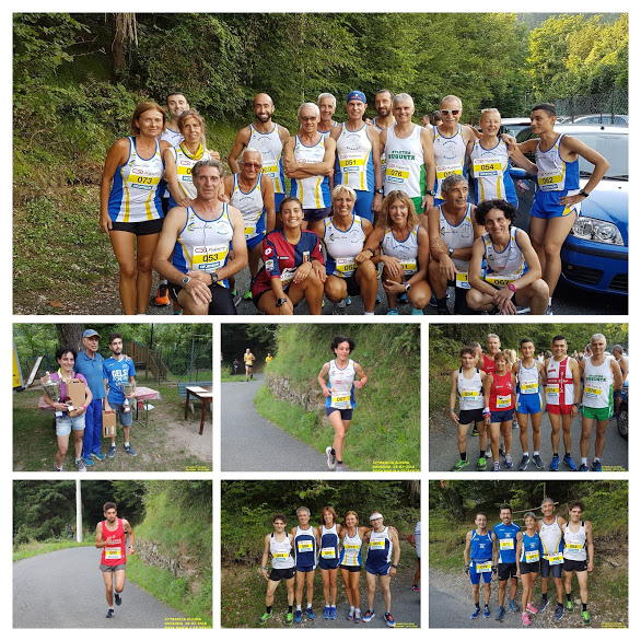 37^ marcia alpina a Davagna Paolo Quarantelli premiazione medaglia Gau fidal running