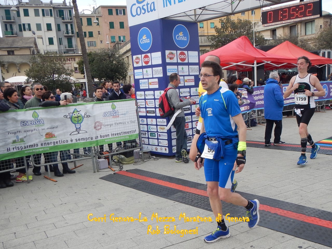 Paolo Quarantelli premiazione medaglia gara Gau fidal running