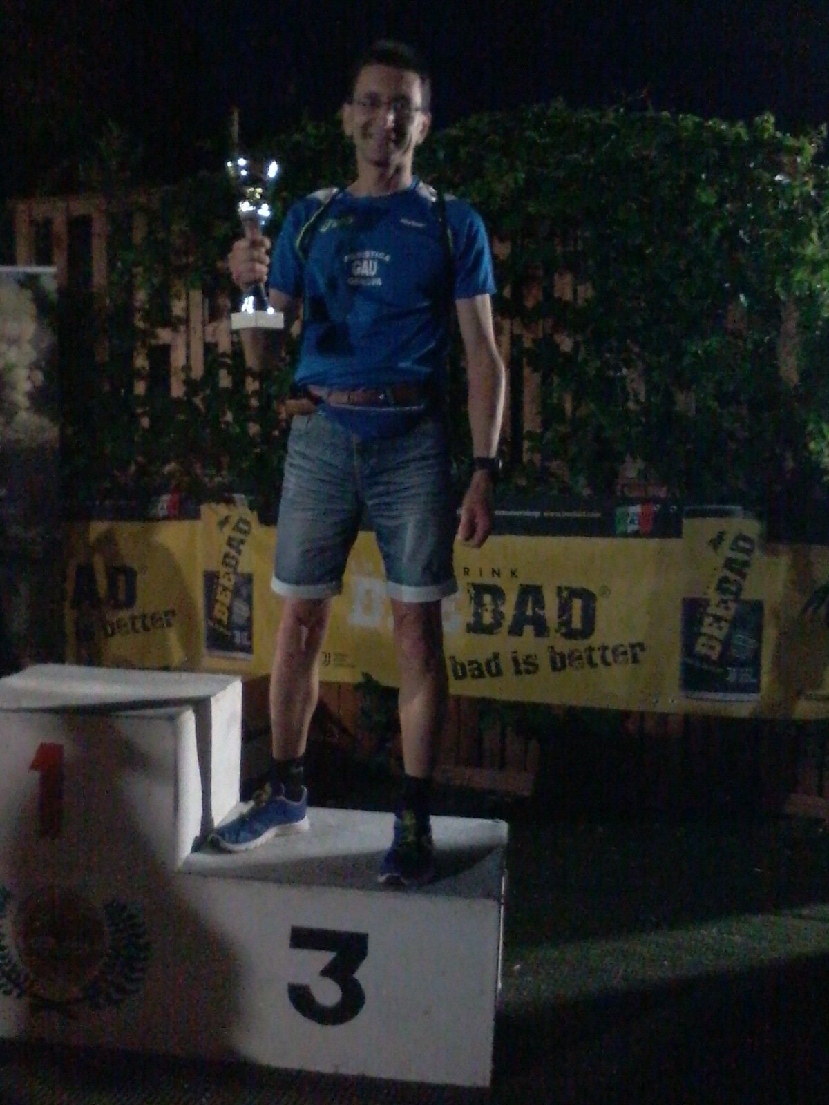 mini trail del biscione Paolo Quarantelli premiazione medaglia buono Gau fidal running