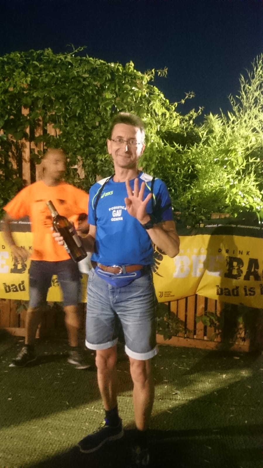 mini trail del biscione Paolo Quarantelli premiazione medaglia buono Gau fidal running