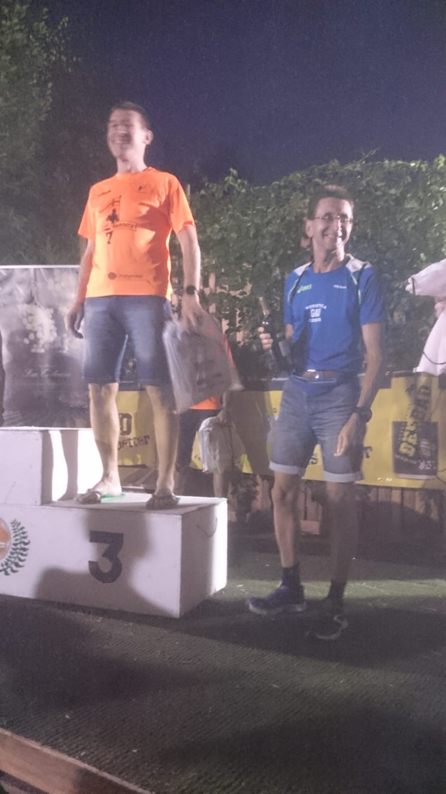 mini trail del biscione Paolo Quarantelli premiazione medaglia buono Gau fidal running