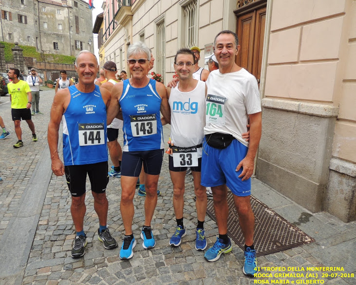 41 Trofeo della Monferrina Rocca Grimalda Paolo Quarantelli premiazione medaglia Gau fidal running podismo