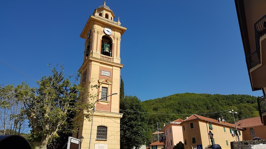 Paolo Quarantelli gara marcia della ciliegia Gau fidal running veduta campanile della chiesa di S. Olcese