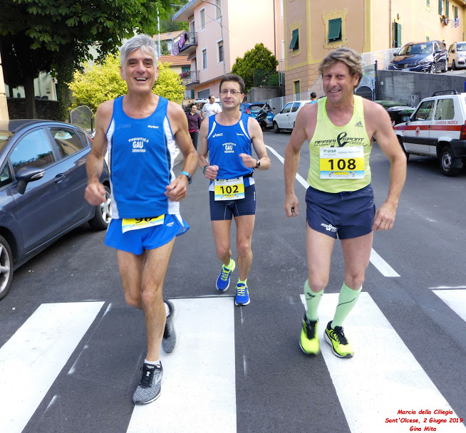 Paolo Quarantelli gara marcia della ciliegia S. Olcese Gau fidal running