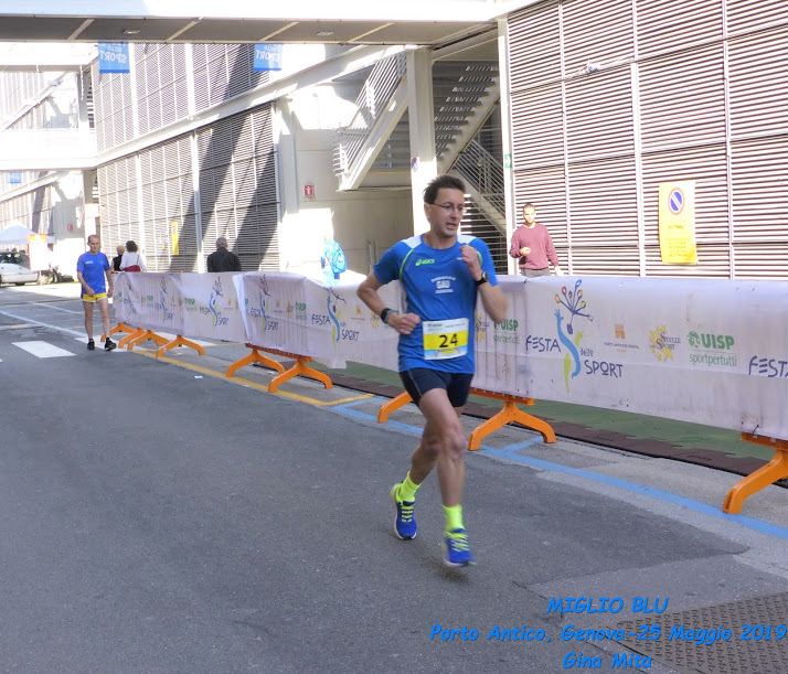 Paolo Quarantelli gara Il miglio blu Gau fidal running