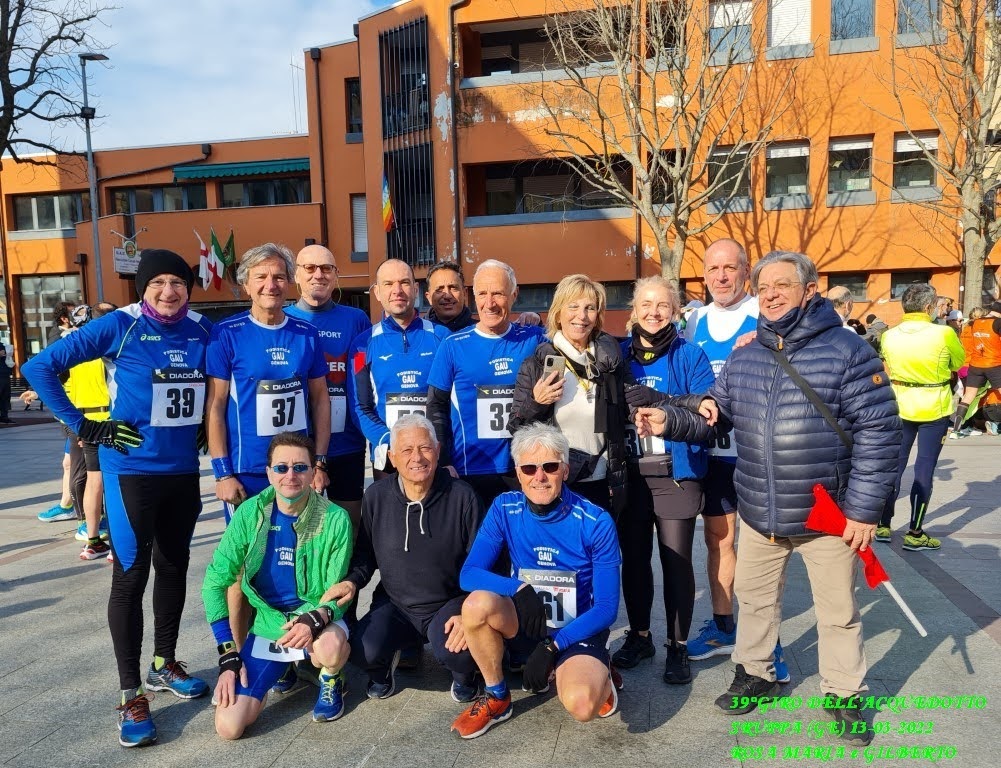 Paolo Quarantelli gara Giro dell'Acquedotto storico prima tappa Genova-Prato Gau fidal running