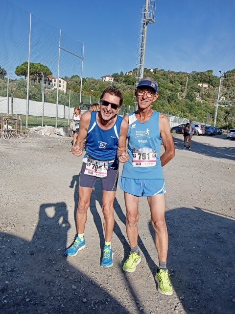 SuperLeivi sopra alla splendida Chiavari Paolo Quarantelli Gau fidal running podismo