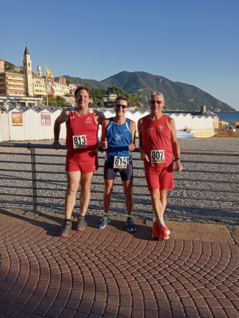 Marcia dei Fuochi a Recco Paolo Quarantelli Gau fidal running podismo