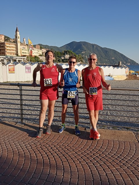 Marcia dei Fuochi a Recco Paolo Quarantelli Gau fidal running podismo