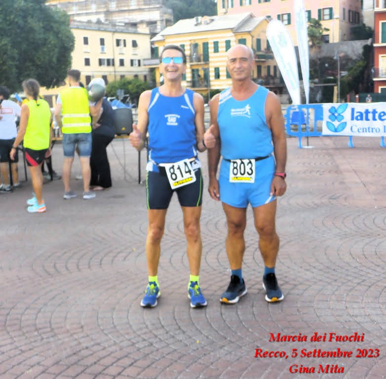 Marcia dei Fuochi a Recco Paolo Quarantelli Gau fidal running podismo