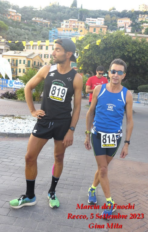 Marcia dei Fuochi a Recco Paolo Quarantelli Gau fidal running podismo