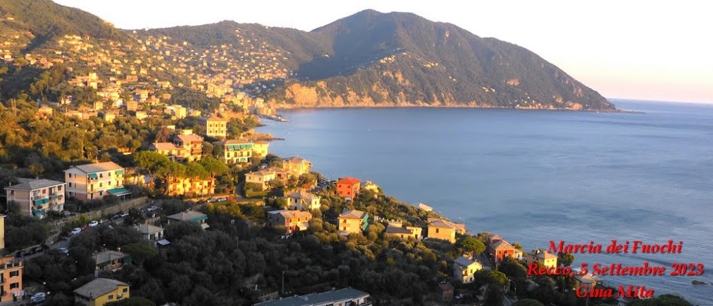 Marcia dei Fuochi a Recco Paolo Quarantelli Gau fidal running podismo