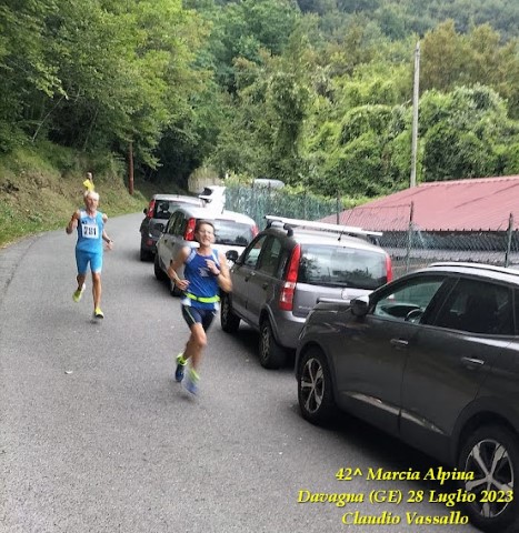 Marcia Alpina Capenardo di Davagna Paolo Quarantelli Gau fidal running podismo