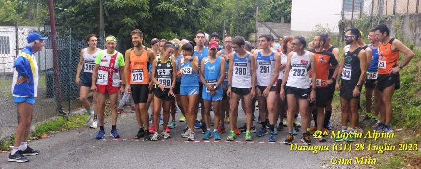 Marcia Alpina Capenardo di Davagna Paolo Quarantelli Gau fidal running podismo