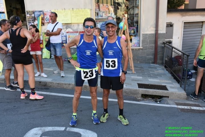 Munta e China a Montoggio Paolo Quarantelli Gau fidal running podismo