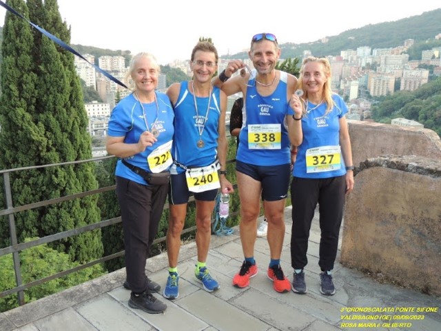 Vertical Tube sul Ponte Sifone a Genova Staglieno Paolo Quarantelli Gau fidal running podismo