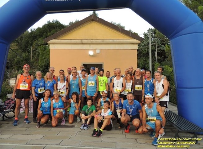 Vertical Tube sul Ponte Sifone a Genova Staglieno Paolo Quarantelli Gau fidal running podismo