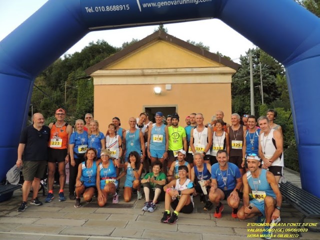 Vertical Tube sul Ponte Sifone a Genova Staglieno Paolo Quarantelli Gau fidal running podismo