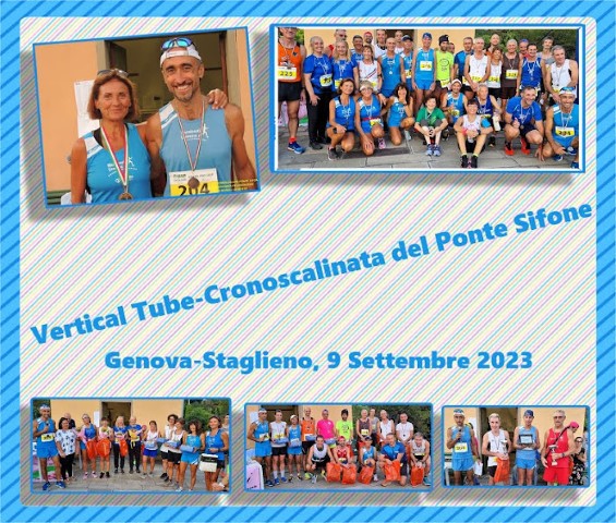 Vertical Tube sul Ponte Sifone a Genova Staglieno Paolo Quarantelli Gau fidal running podismo
