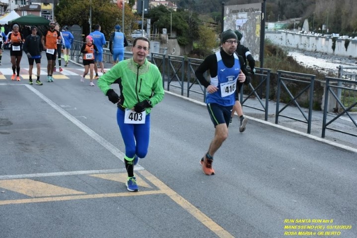 Run Santa Run  Paolo Quarantelli Gau fidal running podismo