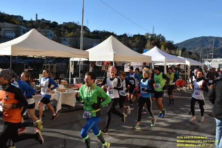 Run Santa Run  Paolo Quarantelli Gau fidal running podismo