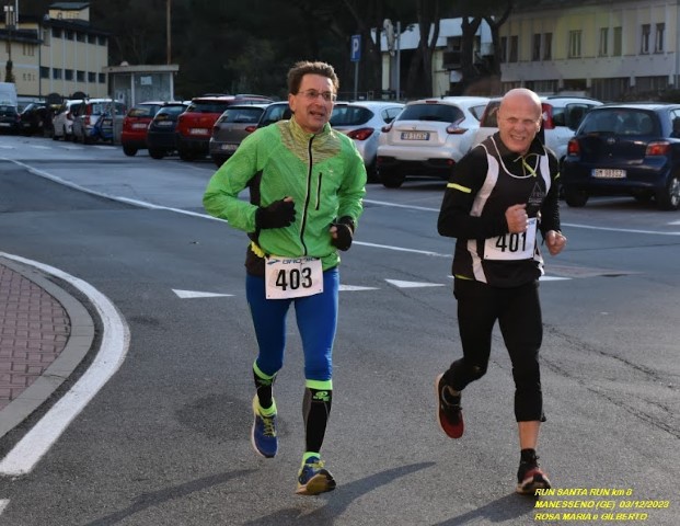 Run Santa Run  Paolo Quarantelli Gau fidal running podismo