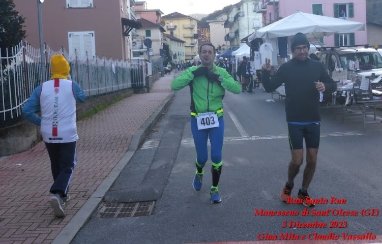 Run Santa Run  Paolo Quarantelli Gau fidal running podismo