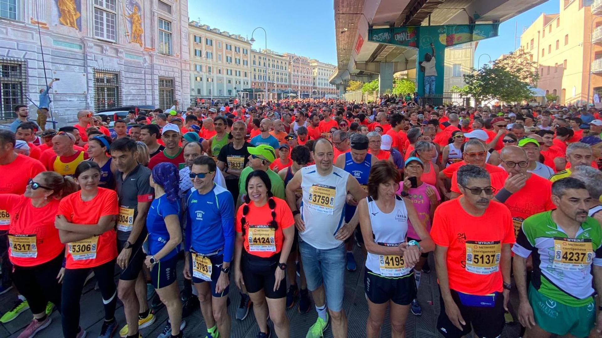Paolo Quarantelli gara Gau fidal running podismo corrigenova partenza genova