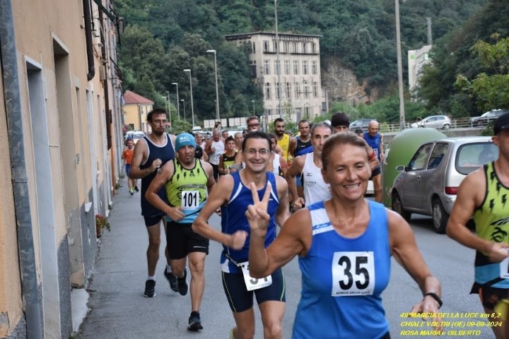 Marcia della Luce a Voltri Paolo Quarantelli Gau fidal running podismo